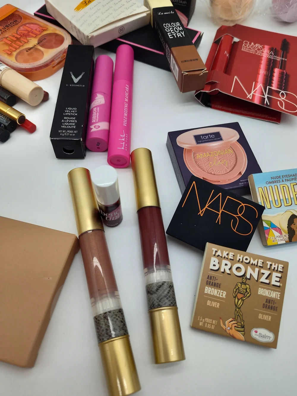 Huge Beauty Makeup Lot MAC NARS Fenty Too Faced Tarte Haus Labs + More